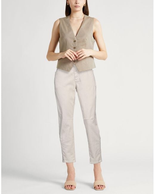 Brunello Cucinelli White Jeans