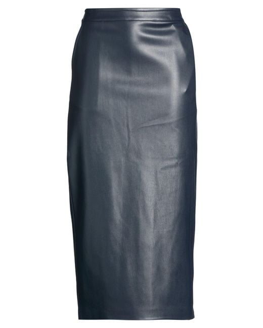 Alpha Studio Blue Midi Skirt