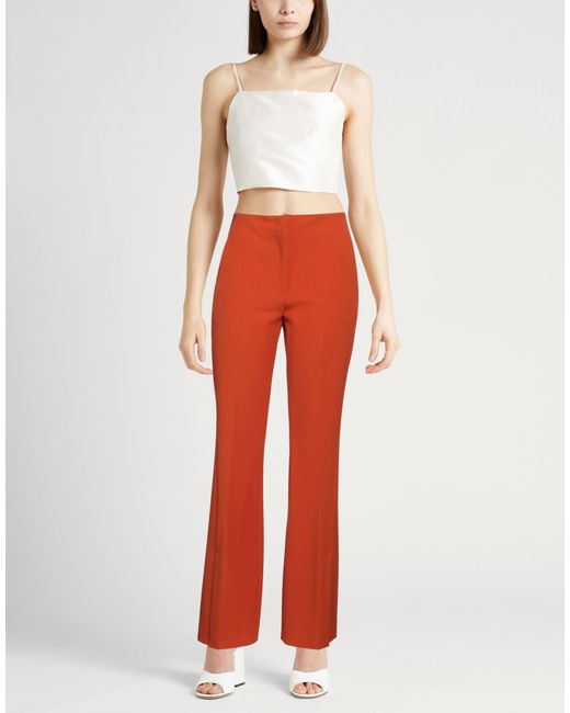 Erika Cavallini Semi Couture Red Pants
