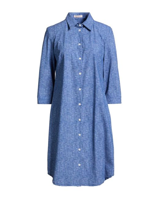 Camicettasnob Blue Midi Dress
