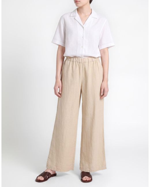 120% Lino Natural Pants Linen