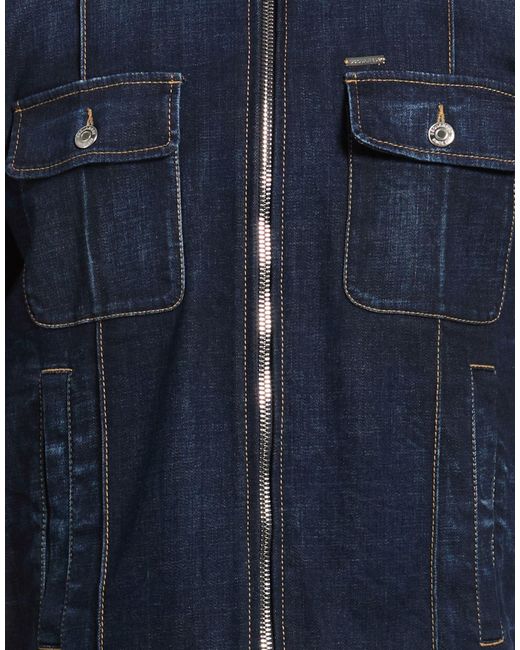 DSquared² Blue Denim Outerwear for men