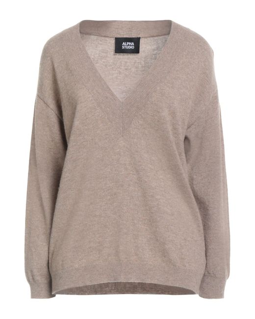 Alpha Studio Brown Jumper