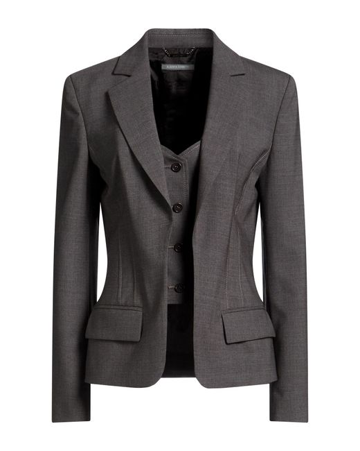 Alberta Ferretti Black Blazers