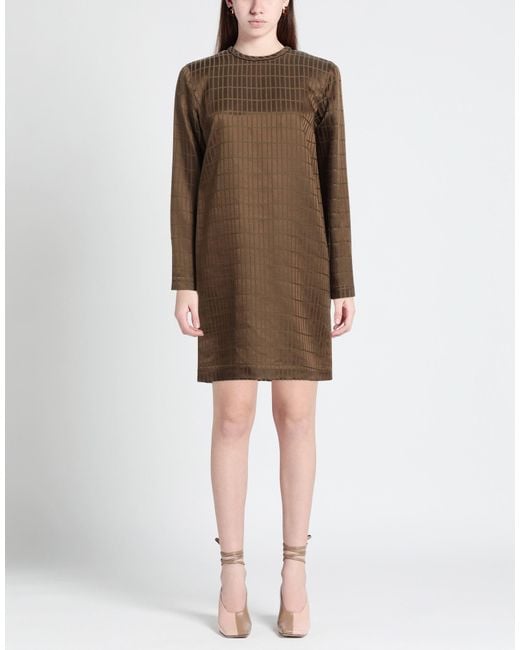 Robe courte Alysi en coloris Brown
