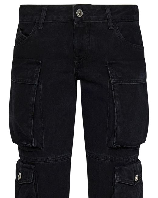 Pantalon en jean The Attico en coloris Black