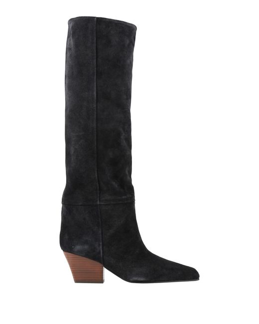 Paris Texas Black Boot Calfskin