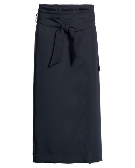 Collection Privée Blue Midnight Midi Skirt Polyester