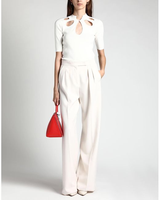 Liu Jo White Ivory Sweater Viscose, Polyester