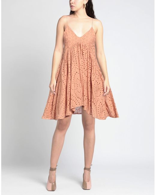 Minivestido WEILI ZHENG de color Pink