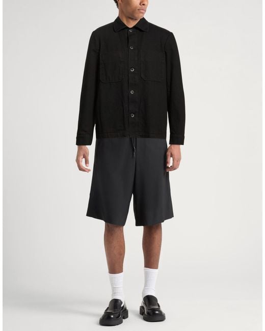 Barena Black Denim Outerwear for men