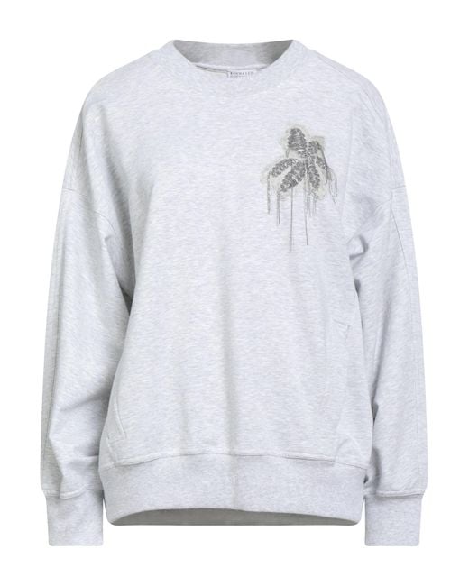 Brunello Cucinelli Gray Sweatshirt