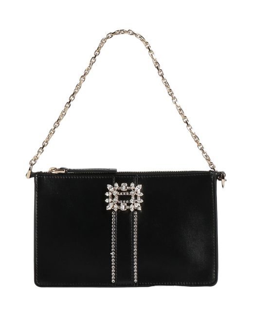 Roger Vivier Black Handbag Calfskin