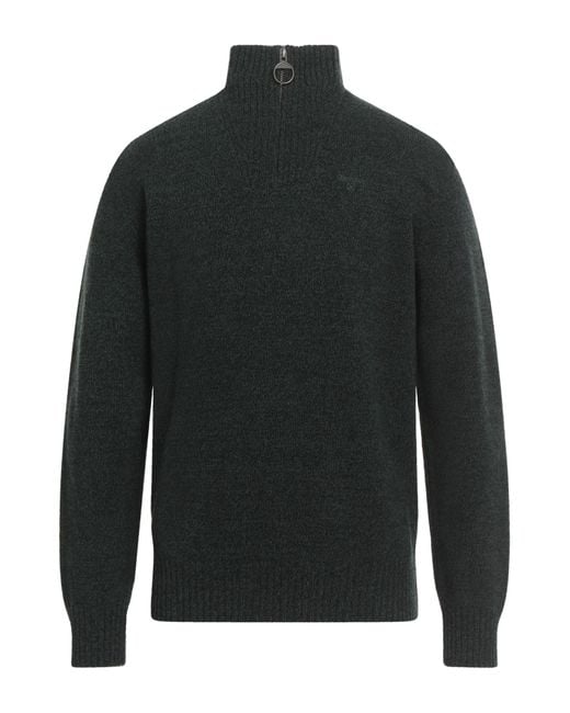 Barbour Black Dark Turtleneck Wool for men