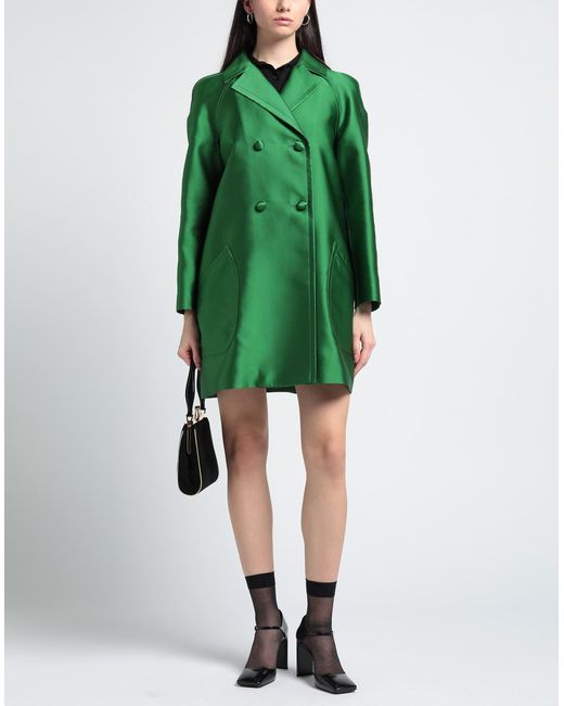 Dior Green Overcoat & Trench Coat