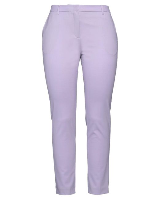 Tonello Purple Pants Virgin Wool, Elastane