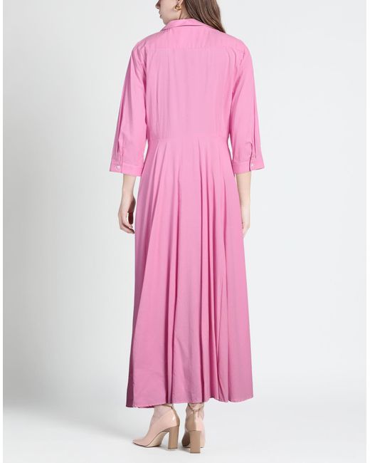 Camicettasnob Pink Maxi-Kleid