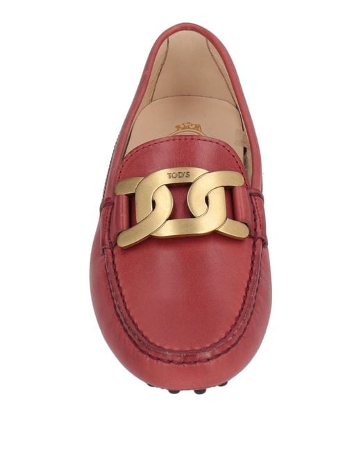 Tod's Red Loafer