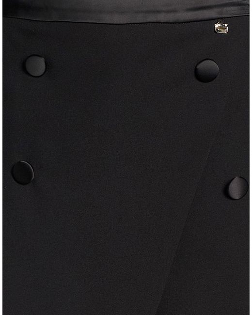 Relish Black Shorts & Bermuda Shorts Polyester, Elastane