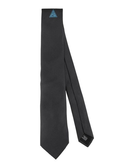 Lanvin Gray Charcoal Ties & Bow Ties Silk for men