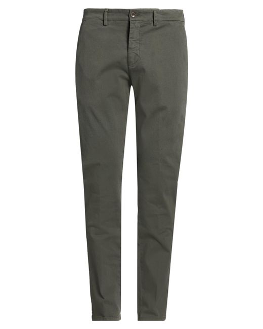 Harmont & Blaine Gray Pants Cotton, Elastane for men