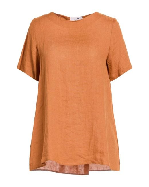 Top Niu de color Orange