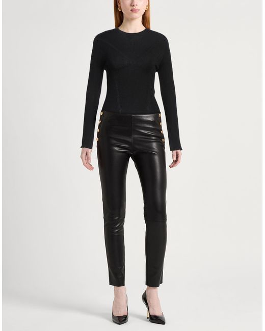 Lanvin Black Sweater Cashmere, Virgin Wool, Silk