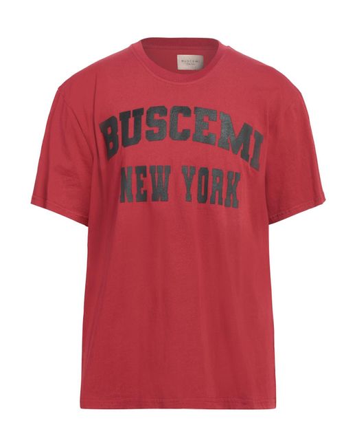 Buscemi Red T-shirt for men
