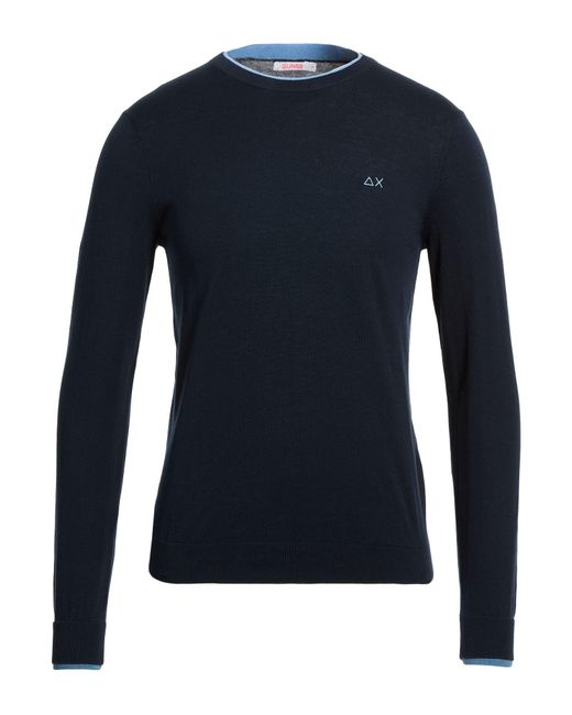 Sun 68 Blue Sweaters for men