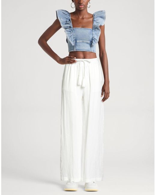 Alpha Studio White Pants