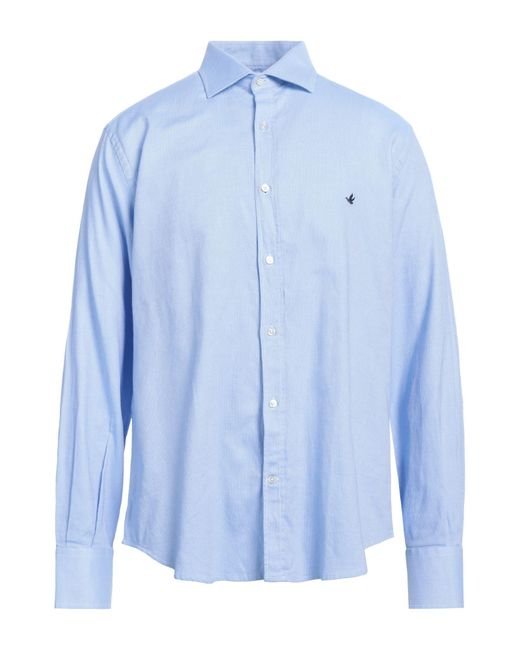 Camisa Brooksfield de hombre de color Blue