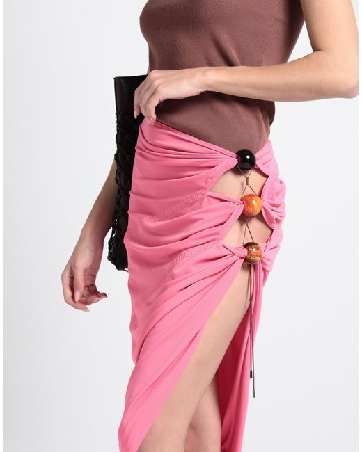 Jacquemus Pink Maxi Skirt