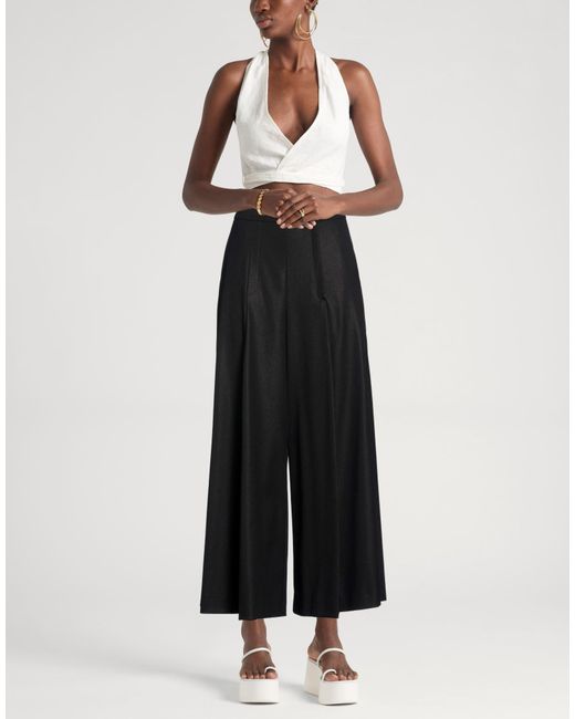 Pennyblack Black Pants Polyester, Viscose, Elastane