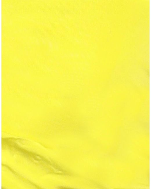 SIMONA CORSELLINI Yellow Top Viscose, Elastane