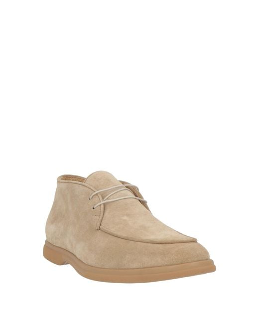 Eleventy Natural Ankle Boots Leather for men