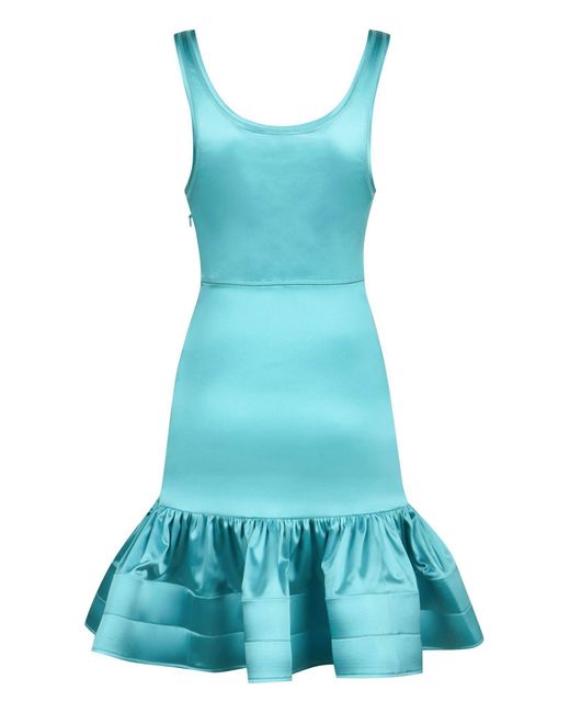 Patou Blue Mini-Kleid