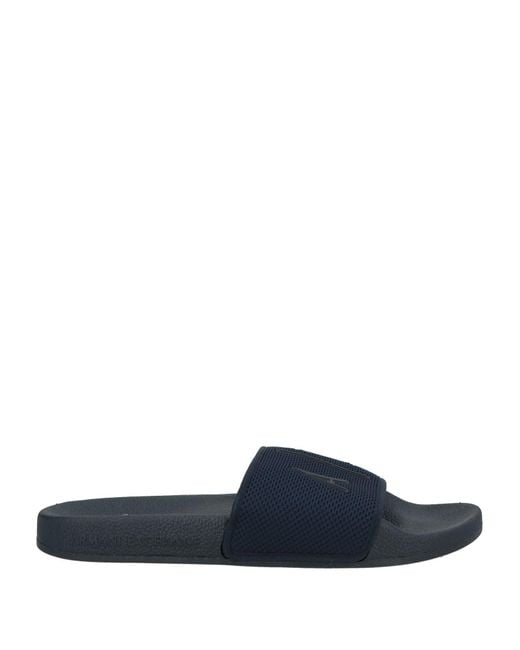ARMANI EXCHANGE Blue Sandals for men