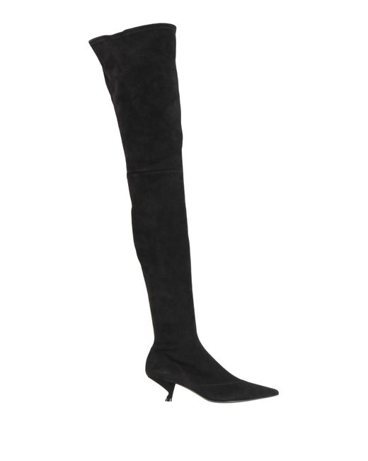 Sergio Rossi Black Boot Leather