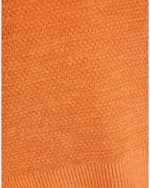 Pomandère Orange Sweater Linen, Polyester