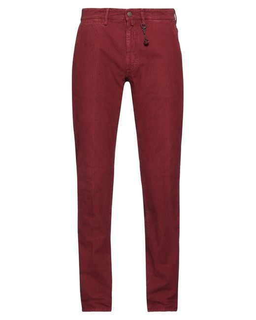 Incotex Red Trouser for men