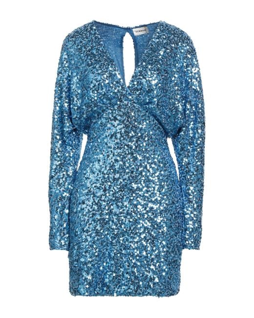 P.A.R.O.S.H. Blue P.A.R.O..H. Mini-Kleid