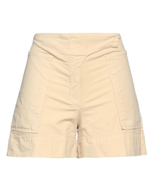 Ganni Natural Shorts & Bermuda Shorts