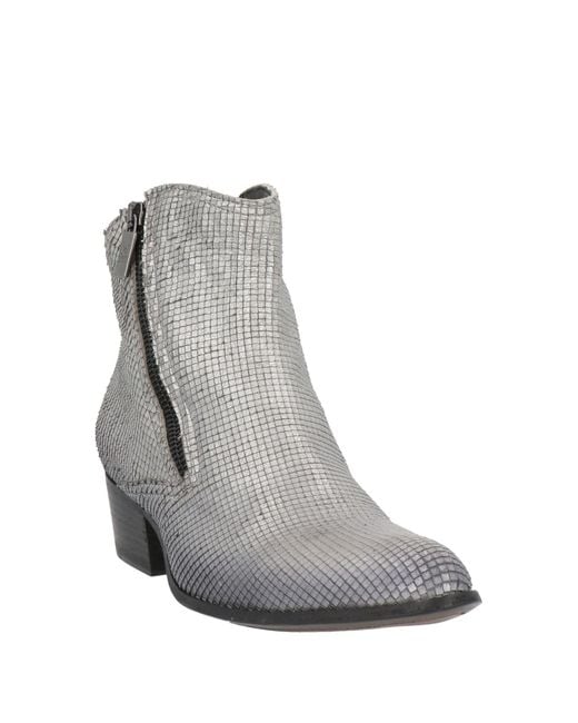Jo Ghost Gray Ankle Boots