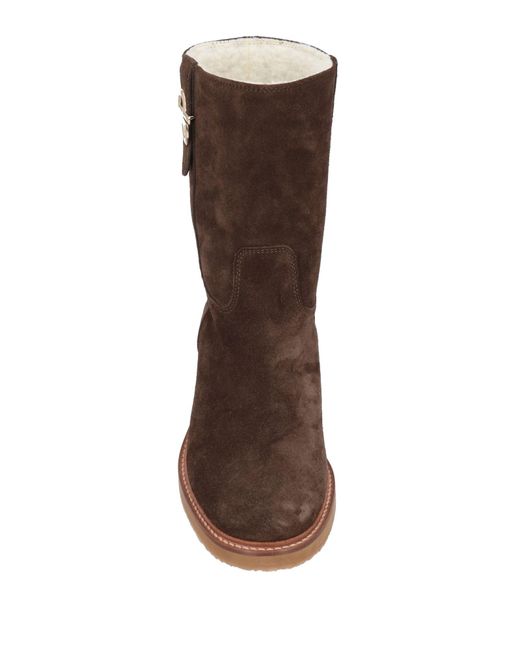 Pollini Brown Ankle Boots