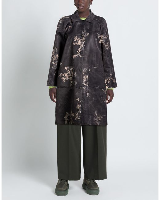 Shirtaporter Black Overcoats & Trench Coats