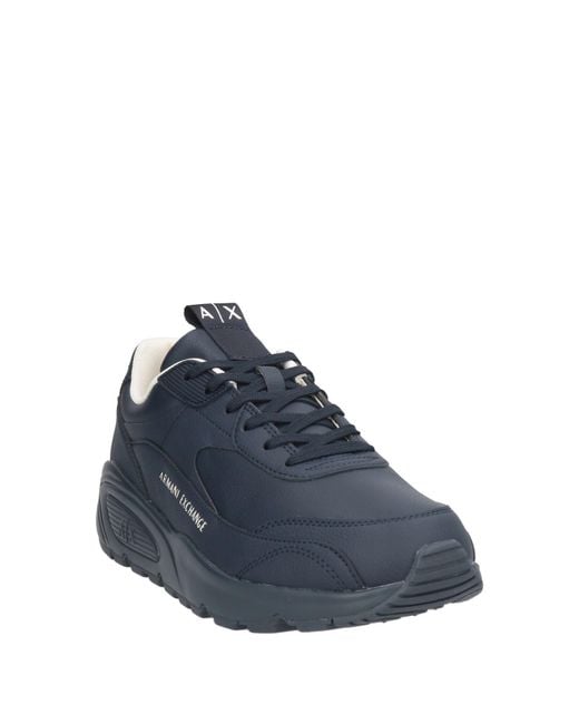 ARMANI EXCHANGE Blue Sneakers for men