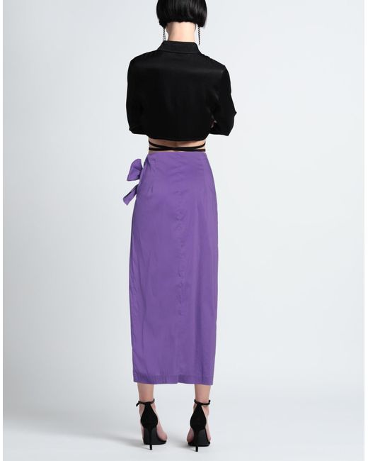 Patrizia Pepe Purple Maxi Skirt