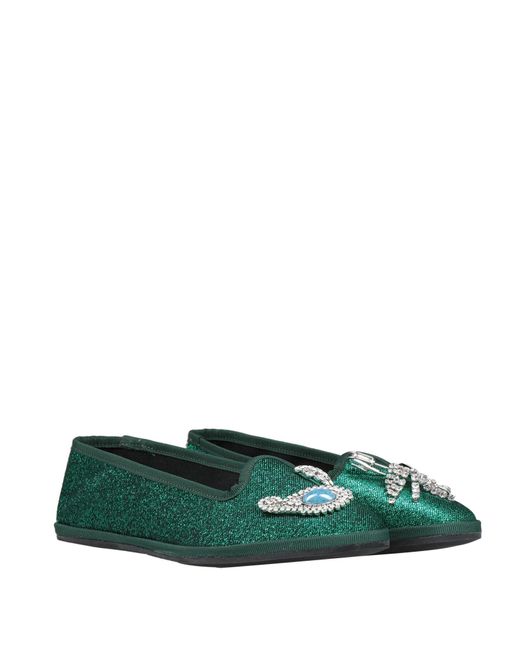 Giannico Green Loafers
