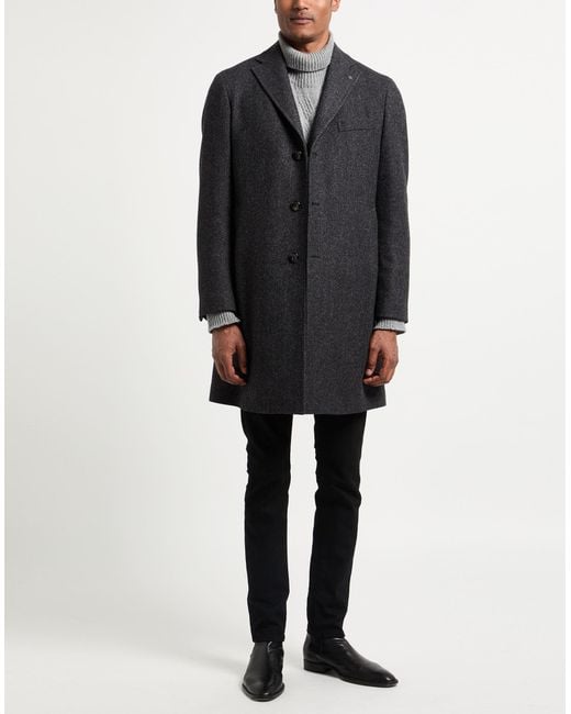 Tagliatore Mantel in Black für Herren