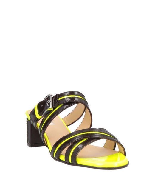 A.Testoni Yellow Sandals